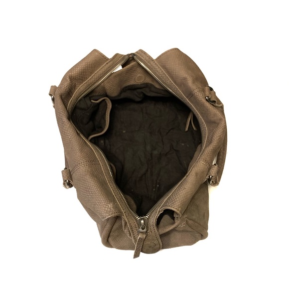 Vintage Lucky Brand Leather Crossbody Satchel Bag - Picture 4 of 7